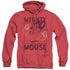 MIGHTY MOUSE/BREAK THE BOX - ADULT HEATHER HOODIE - RED