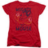 MIGHTY MOUSE/BREAK THE BOX - S/S WOMENS TEE - RED