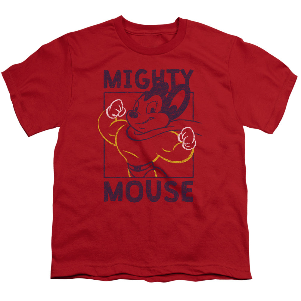 MIGHTY MOUSE/BREAK THE BOX - S/S YOUTH 18/1 - RED