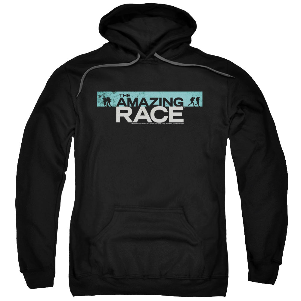 AMAZING RACE/BAR LOGO - ADULT PULLOVER HOODIE - BLACK