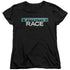 AMAZING RACE/BAR LOGO - S/S WOMENS TEE - BLACK