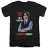 CRIMINAL MINDS/TRUST ME - S/S ADULT V-NECK 30/1 - BLACK