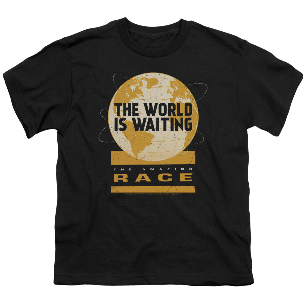 AMAZING RACE/WAITING WORLD - S/S YOUTH 18/1 - BLACK