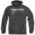 CRIMINAL MINDS/SEASON 10 CAST - ADULT HEATHER HOODIE - BLACK