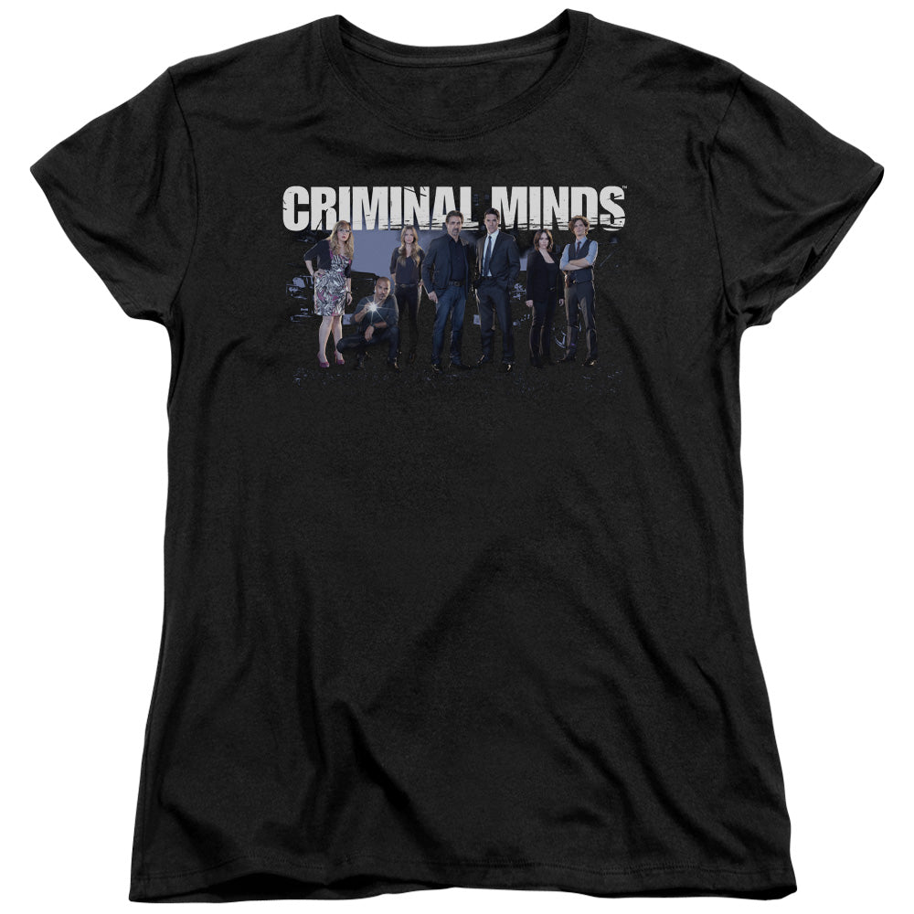 CRIMINAL MINDS/SEASON 10 CAST - S/S WOMENS TEE - BLACK