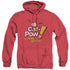 NCIS/STRANGE - ADULT HEATHER HOODIE - RED