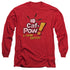 NCIS/STRANGE -  L/S ADULT 18/1  - RED