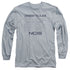 NCIS/GIBBS RULES -  L/S ADULT 18/1  - ATHLETIC HEATHER