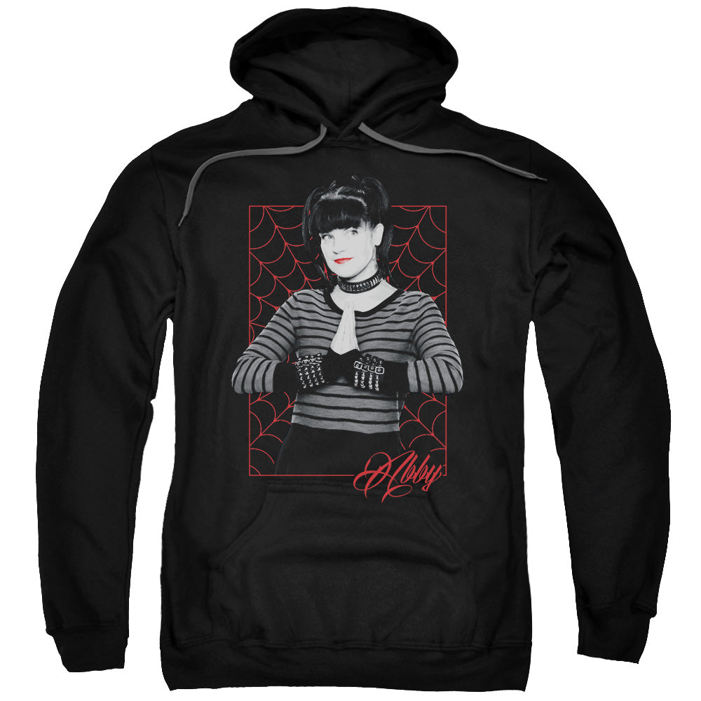 NCIS/ABBY WEBS - ADULT PULLOVER HOODIE - BLACK