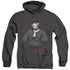 NCIS/ABBY WEBS - ADULT HEATHER HOODIE - BLACK
