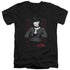 NCIS/ABBY WEBS - S/S ADULT V-NECK 30/1 - BLACK
