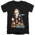 STAR TREK/THE NEXT GENERATION - S/S ADULT V-NECK 30/1 - BLACK
