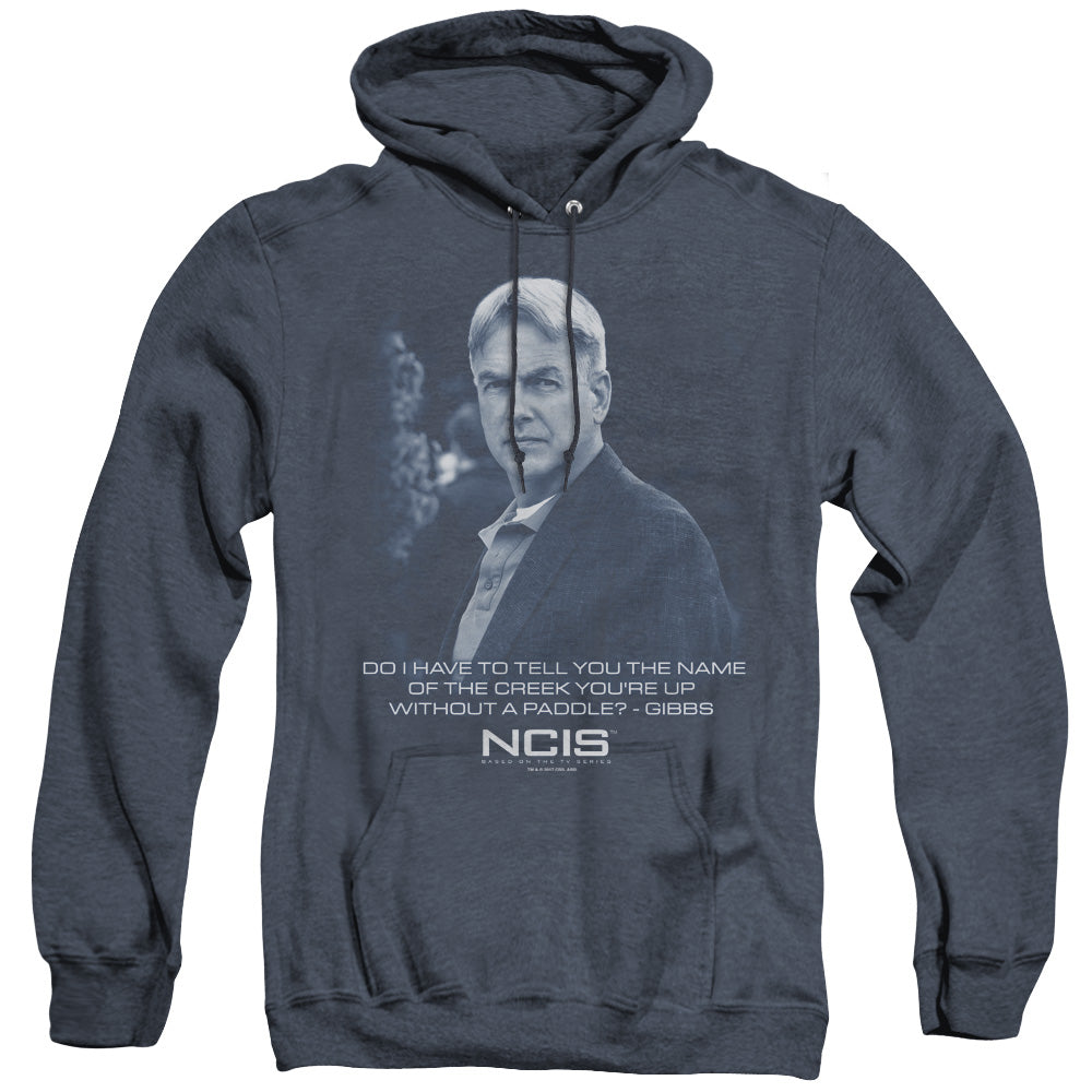 NCIS/CREEK - ADULT HEATHER HOODIE - NAVY