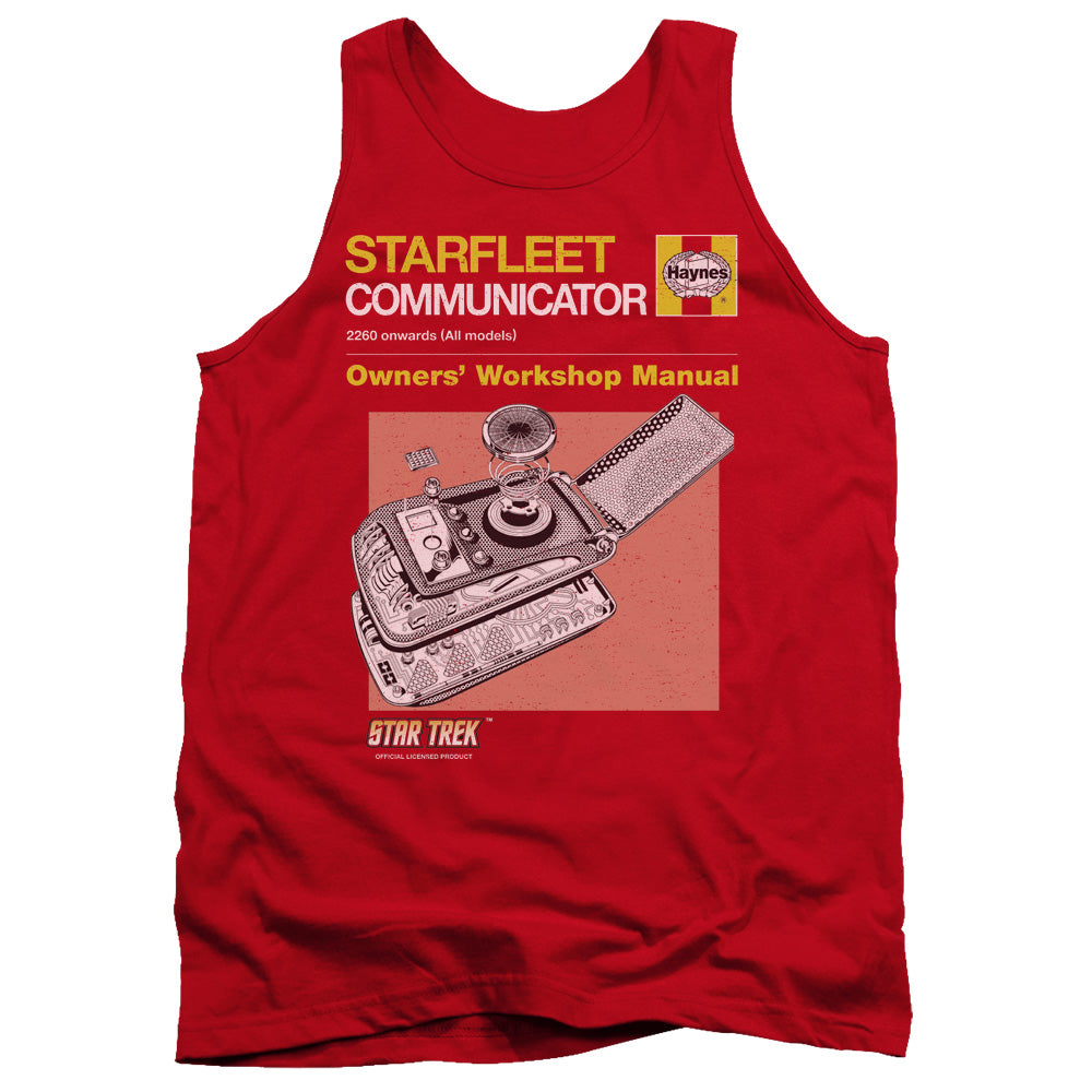 STAR TREK/COMM MANUAL - ADULT TANK - RED