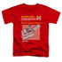 STAR TREK/COMM MANUAL - S/S TODDLER TEE - RED
