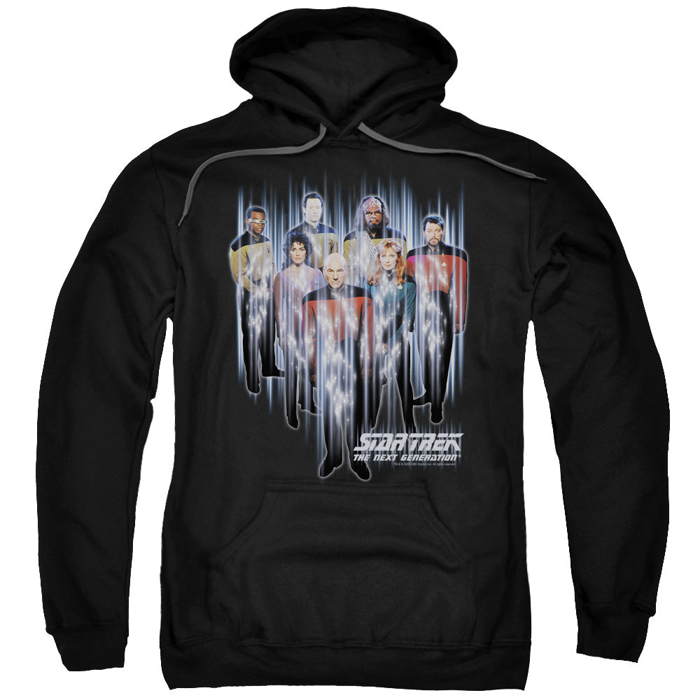 STAR TREK/BEAM US UP - ADULT PULLOVER HOODIE - BLACK