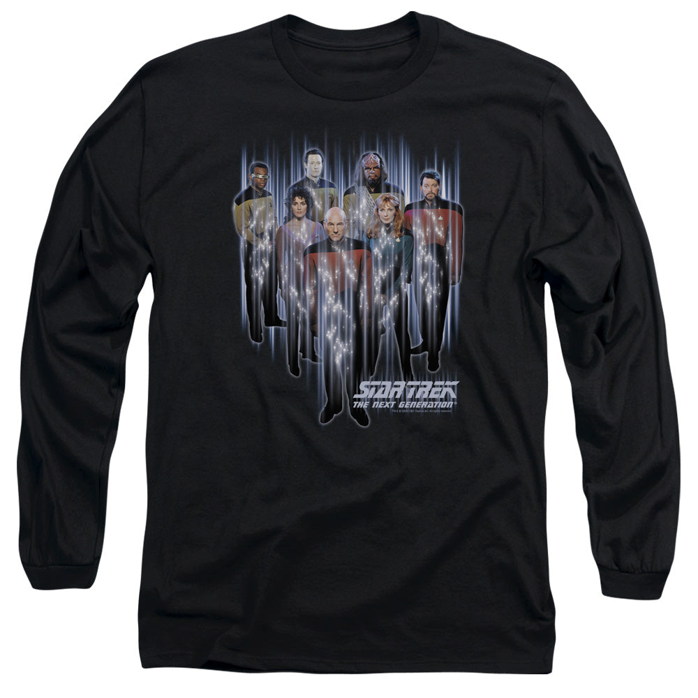 STAR TREK/BEAM US UP - L/S ADULT 18/1 - BLACK
