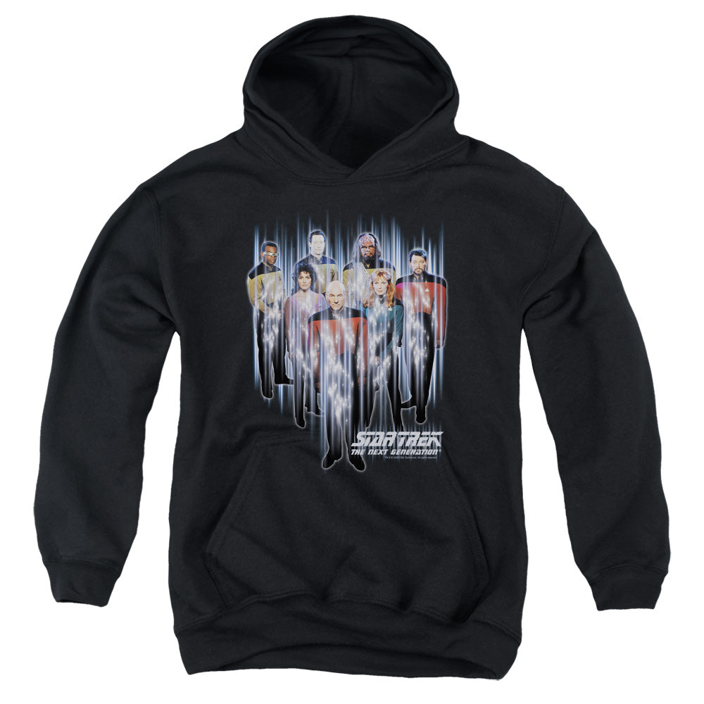STAR TREK/BEAM US UP - YOUTH PULLOVER HOODIE - BLACK