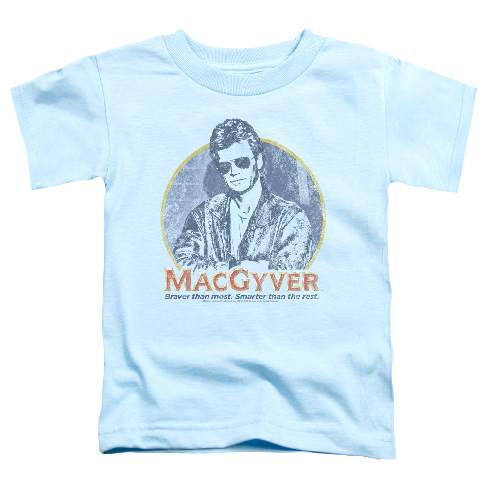 MACGYVER/TITLE - S/S TODDLER TEE - LIGHT BLUE