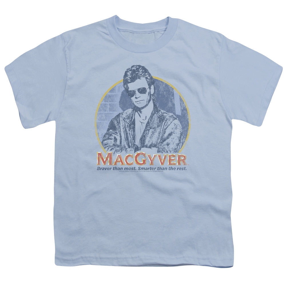 MACGYVER/TITLE - S/S YOUTH 18/1 - LIGHT BLUE
