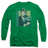 MACGYVER/WONDEROUS PAPERCLIP -  L/S ADULT 18/1  - KELLY GREEN