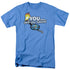 SURVIVOR/YOU OFF THE ISLAND - S/S ADULT 18/1 - CAROLINA BLUE