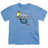 SURVIVOR/YOU OFF THE ISLAND - S/S YOUTH 18/1 - CAROLINA BLUE