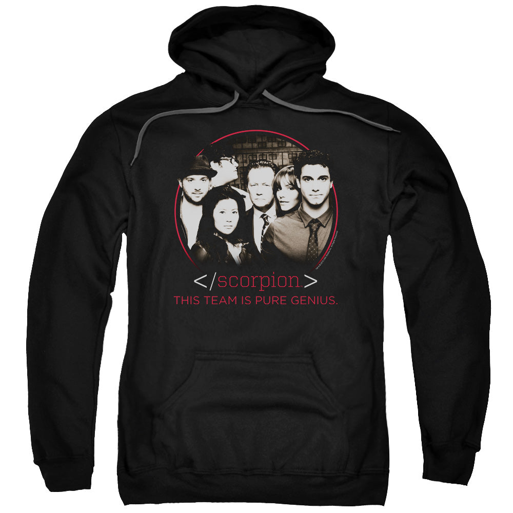 SCORPION/CAST - ADULT PULLOVER HOODIE - BLACK