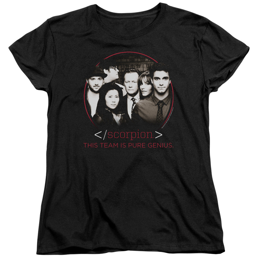 SCORPION/CAST - S/S WOMENS TEE - BLACK