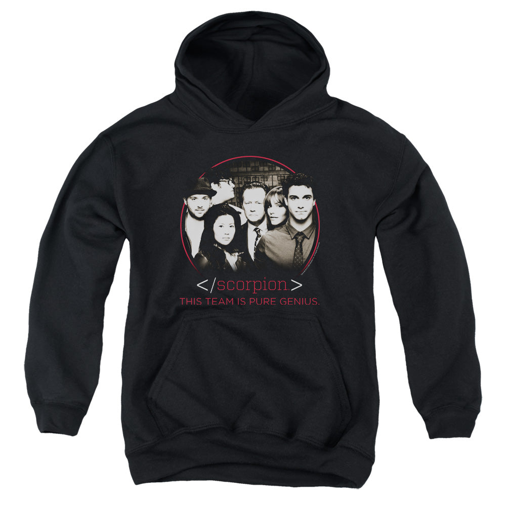 SCORPION/CAST - YOUTH PULLOVER HOODIE - BLACK