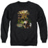 SURVIVOR/JUNGLE - ADULT CREWNECK SWEATSHIRT - BLACK