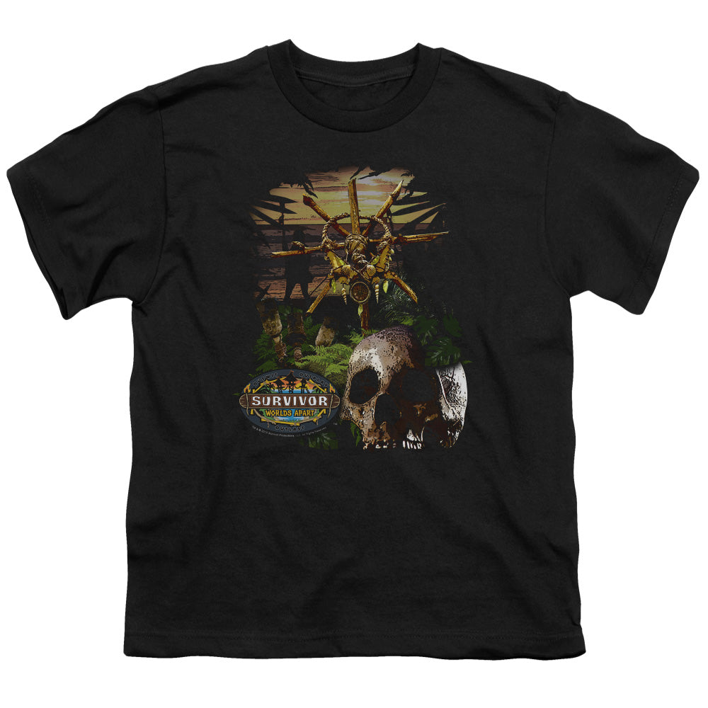SURVIVOR/JUNGLE - S/S YOUTH 18/1 - BLACK