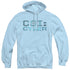 CSI: CYBER/CYBER LOGO - ADULT PULLOVER HOODIE - LIGHT BLUE