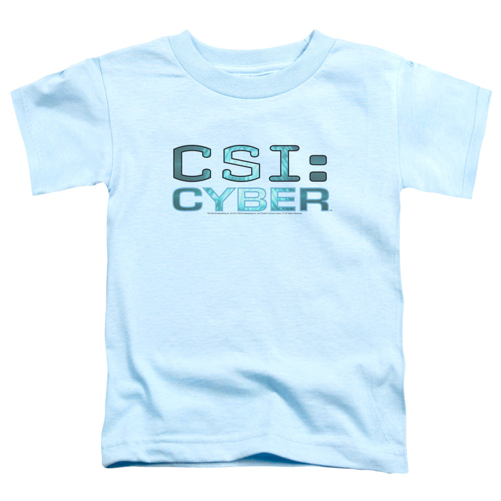 CSI: CYBER/CYBER LOGO - S/S TODDLER TEE - LIGHT BLUE