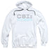 CSI: CYBER/LOGO - ADULT PULLOVER HOODIE - WHITE