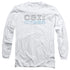 CSI: CYBER/LOGO -  L/S ADULT 18/1  - WHITE
