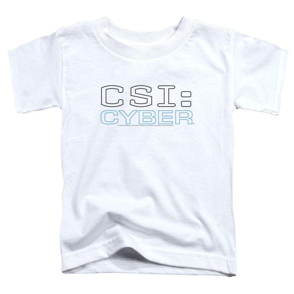CSI: CYBER/LOGO - S/S TODDLER TEE - WHITE