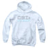 CSI: CYBER/LOGO - YOUTH PULLOVER HOODIE - WHITE