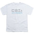 CSI: CYBER/LOGO - S/S YOUTH 18/1 - WHITE