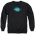 CSI: CYBER/THUMB PRINT - ADULT CREWNECK SWEATSHIRT - BLACK