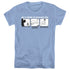 ST:ORIGINAL/VULCAN NERVE PINCH - S/S WOMENS TEE - CAROLINA BLUE