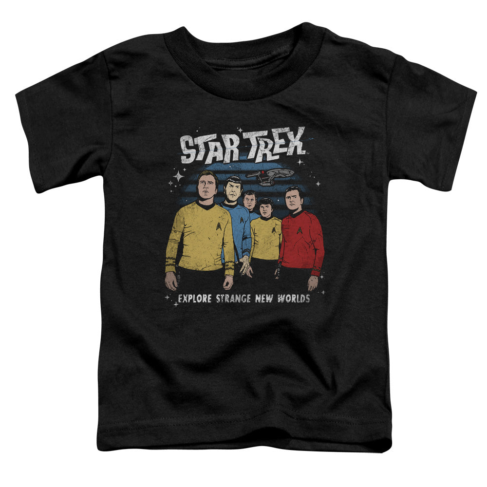 STAR TREK/STANGE NEW WORLD - S/S TODDLER TEE - BLACK