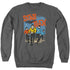 STAR TREK/RUN FORWARD - ADULT CREWNECK SWEATSHIRT - CHARCOAL