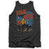 STAR TREK/RUN FORWARD - ADULT TANK - CHARCOAL