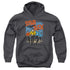 STAR TREK/RUN FORWARD - YOUTH PULLOVER HOODIE - CHARCOAL