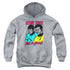 STAR TREK/KIRK N SPOCK - YOUTH PULLOVER HOODIE - ATHLETIC HEATHER