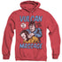 STAR TREK/MASSAGE - ADULT HEATHER HOODIE - RED
