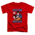 STAR TREK/MASSAGE - S/S TODDLER TEE - RED