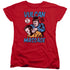 STAR TREK/MASSAGE - S/S WOMENS TEE - RED