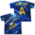 STAR TREK/SPACE FRONTIER (FRONT/BACK PRINT) - S/S YOUTH POLY CREW - MULTI